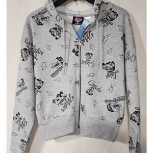 Disney's car' women's gray hoodie size small